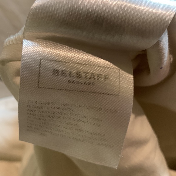 Belstaff Size US 2/EU 36 White Trousers With Eyelet And Side Cut Out Details - Picture 10 of 11
